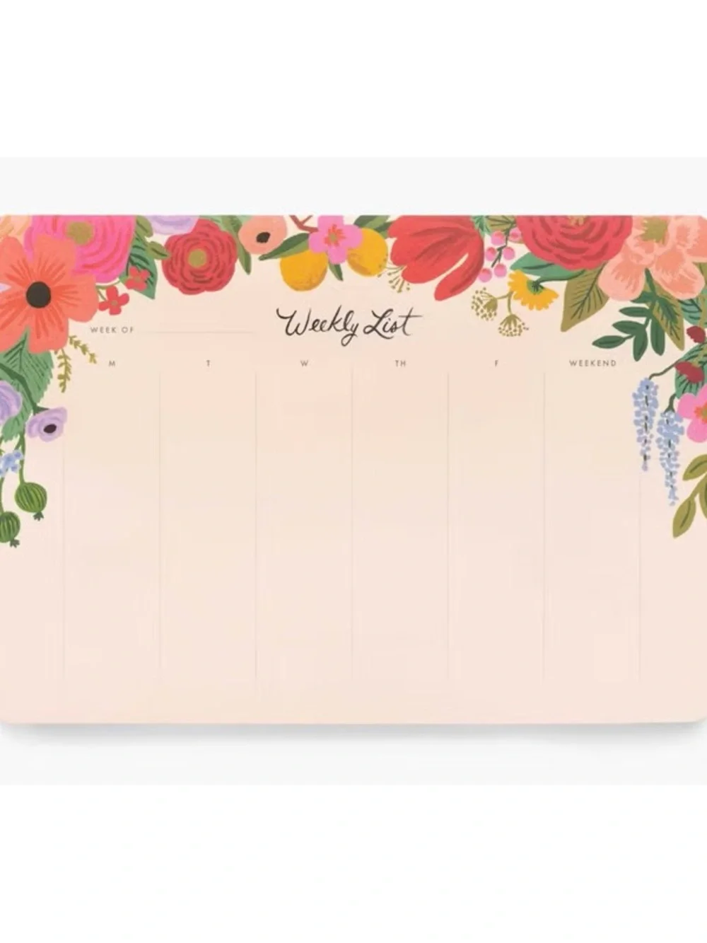 Weekly Desk Pad